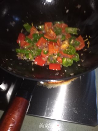 三色虾仁步骤7