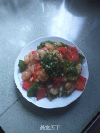 三色虾仁步骤10