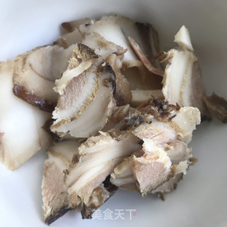白菜粉条炖腊肉步骤5