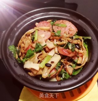 豆豉笋片步骤5