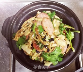 豆豉笋片步骤4