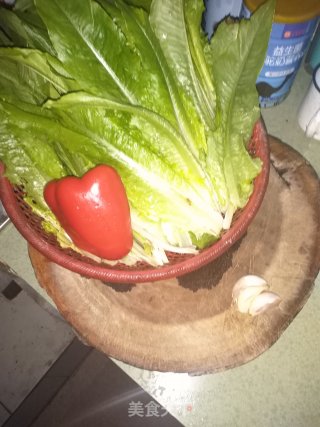 清炒莴苣叶步骤1