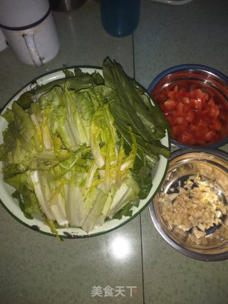 清炒莴苣叶步骤2