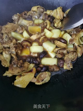 香菇土豆烧鸡肉步骤11