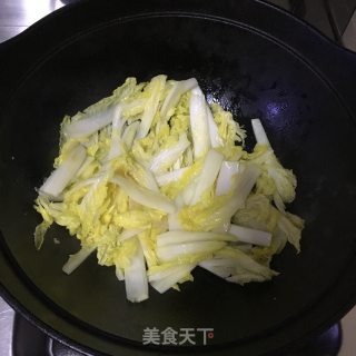 肉圆白菜步骤1