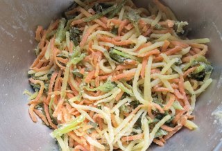 炒三色蒸菜步骤10