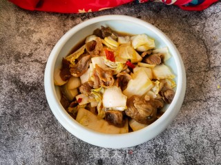 白菜帮炒羊肉片步骤10