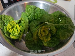 黄心菜炒白萝卜丝步骤1