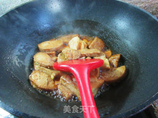 冬笋烧圆素鸡步骤12