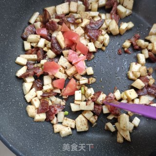 “腊味”煎辣肠芋头糕步骤17 “腊味”煎辣肠芋头糕步骤17