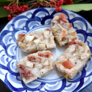 “腊味”煎辣肠芋头糕步骤26 “腊味”煎辣肠芋头糕步骤26