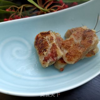 “腊味”煎辣肠芋头糕步骤29 “腊味”煎辣肠芋头糕步骤29