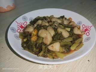 肥肠焖酸菜步骤8