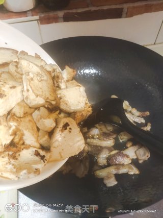 五花肉烧豆腐步骤4