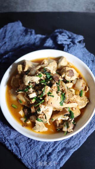 五花肉烧豆腐步骤9