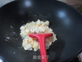 鸡蛋炒豆腐步骤5