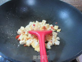 鸡蛋炒豆腐步骤8