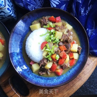 红萝卜咖喱牛肉饭步骤16 红萝卜咖喱牛肉饭步骤16