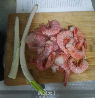 双冬炒红虾步骤1