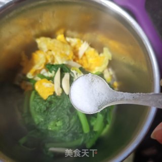 茼蒿拌煎蛋步骤10