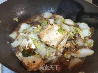 五花肉烧白菜豆腐步骤5