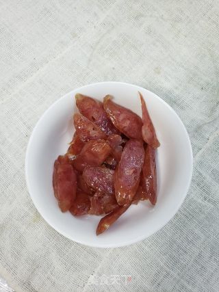 有机菜花炒腊肠步骤2 有机菜花炒腊肠步骤2