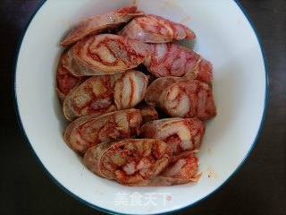 蒸麻辣香肠步骤6