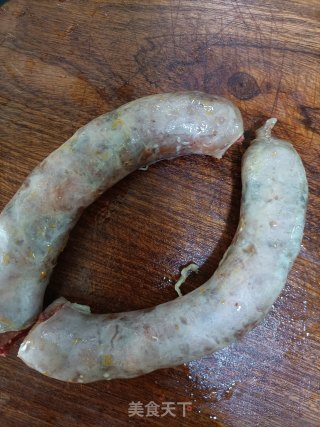 蒸麻辣香肠步骤4