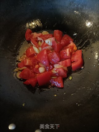 白玉菇番茄炒鸡蛋步骤11