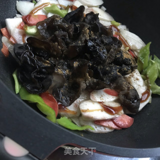 山药片炒木耳步骤8 山药片炒木耳步骤8