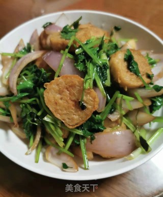 洋葱香菜炒肉卷步骤7
