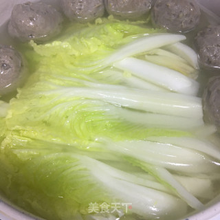 肉丸粉丝白菜煲步骤6 肉丸粉丝白菜煲步骤6