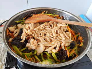 鱼香鸡胸肉步骤9