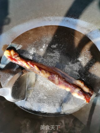 腊肉蒸金针菇步骤2