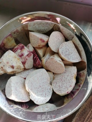 粉蒸排骨芋头步骤2 粉蒸排骨芋头步骤2