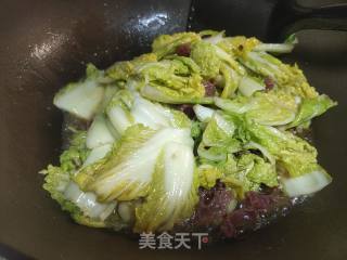 香肠炒娃娃菜步骤7 香肠炒娃娃菜步骤7