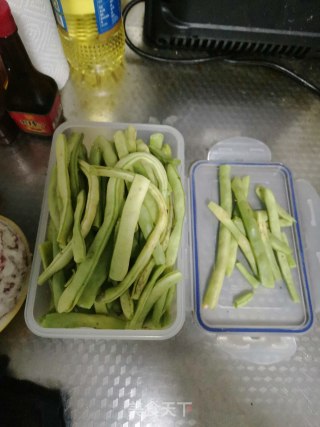 素炒豆角步骤1