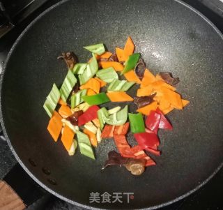 杂蔬炒豆腐步骤7