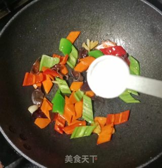 杂蔬炒豆腐步骤8