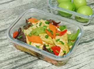 杂蔬炒豆腐步骤12