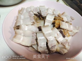 快速版梅干菜蒸扣肉步骤4 快速版梅干菜蒸扣肉步骤4