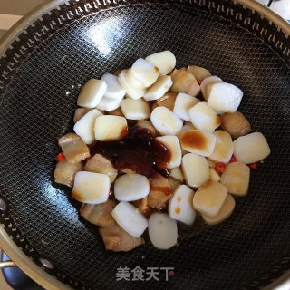年糕炒腊肉步骤4 年糕炒腊肉步骤4