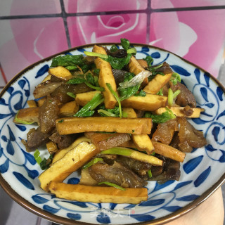 香干炒牛筋步骤8