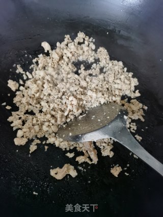 肉末焖南瓜步骤5