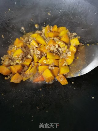 肉末焖南瓜步骤11