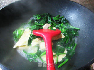 蛋饺豆腐菠菜步骤6