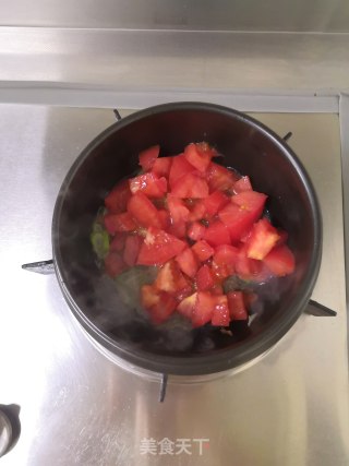 番茄豆腐锅步骤5