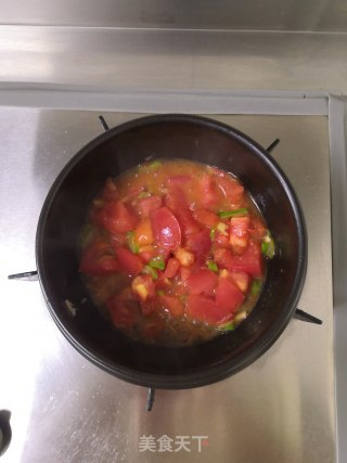 番茄豆腐锅步骤6