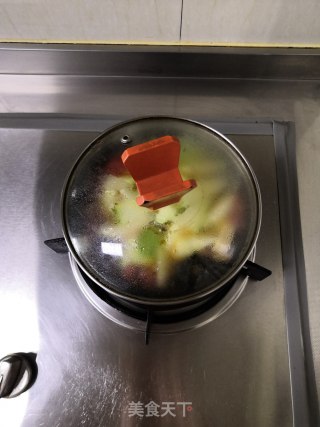 番茄豆腐锅步骤12
