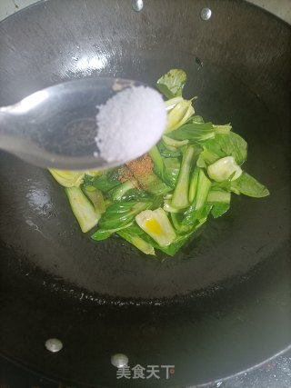 素炒上海青步骤7